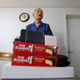 Kim Kwang-ho, 79, prepares gifts like Choco Pies for his family members in North Korea.
